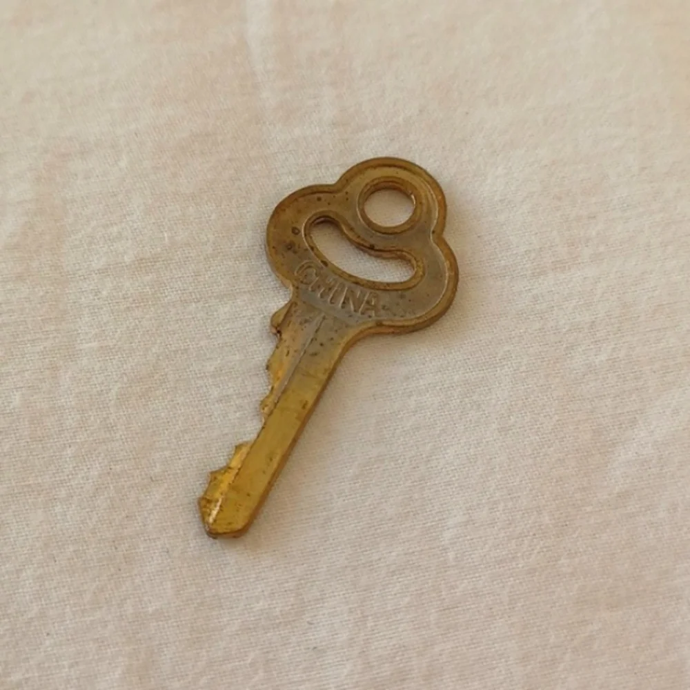 Vintage 888 Cast Iron Padlock with Key, China